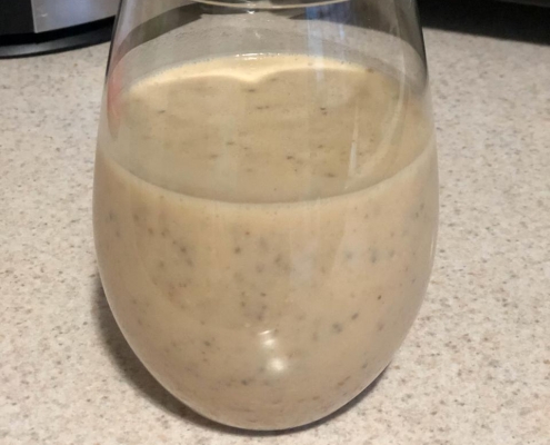 Licuado con NUTRAMALTEADA de vainilla